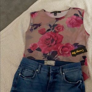 Floral bodysuit